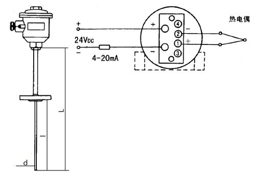 SBWR-2280 440KD隔爆一體化熱電偶溫度變送器詳解
